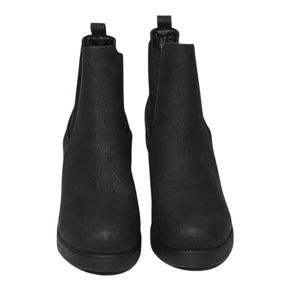 Dream Pairs Chunky High Heel Chelsea Ankle Boots | Black | Size 6.5 - Picture 3 of 13